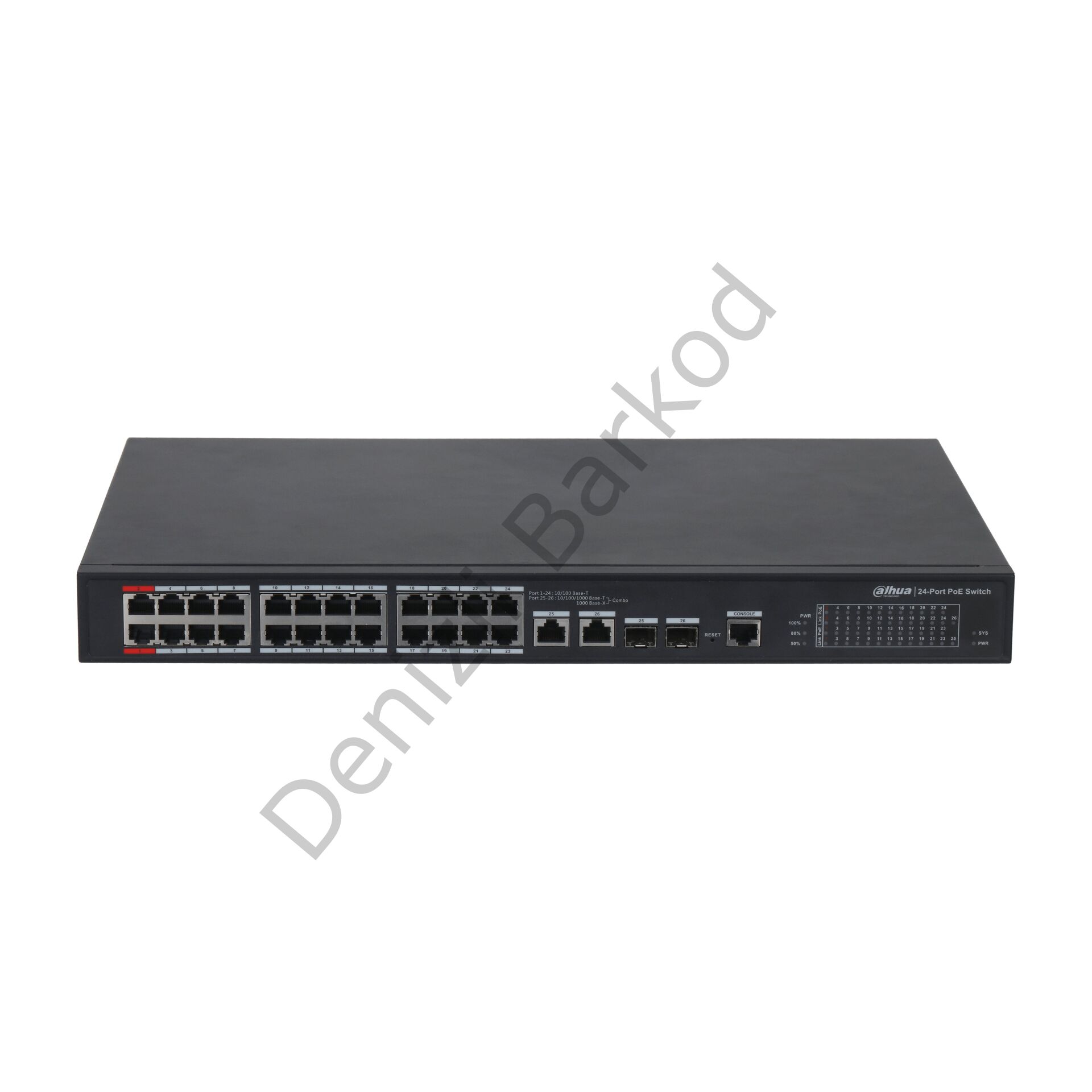 DAHUA PFS4226-24ET-360-V3 24 PORT POE 10/100 2xSFP 360W YONETILEBILIR SWITCH