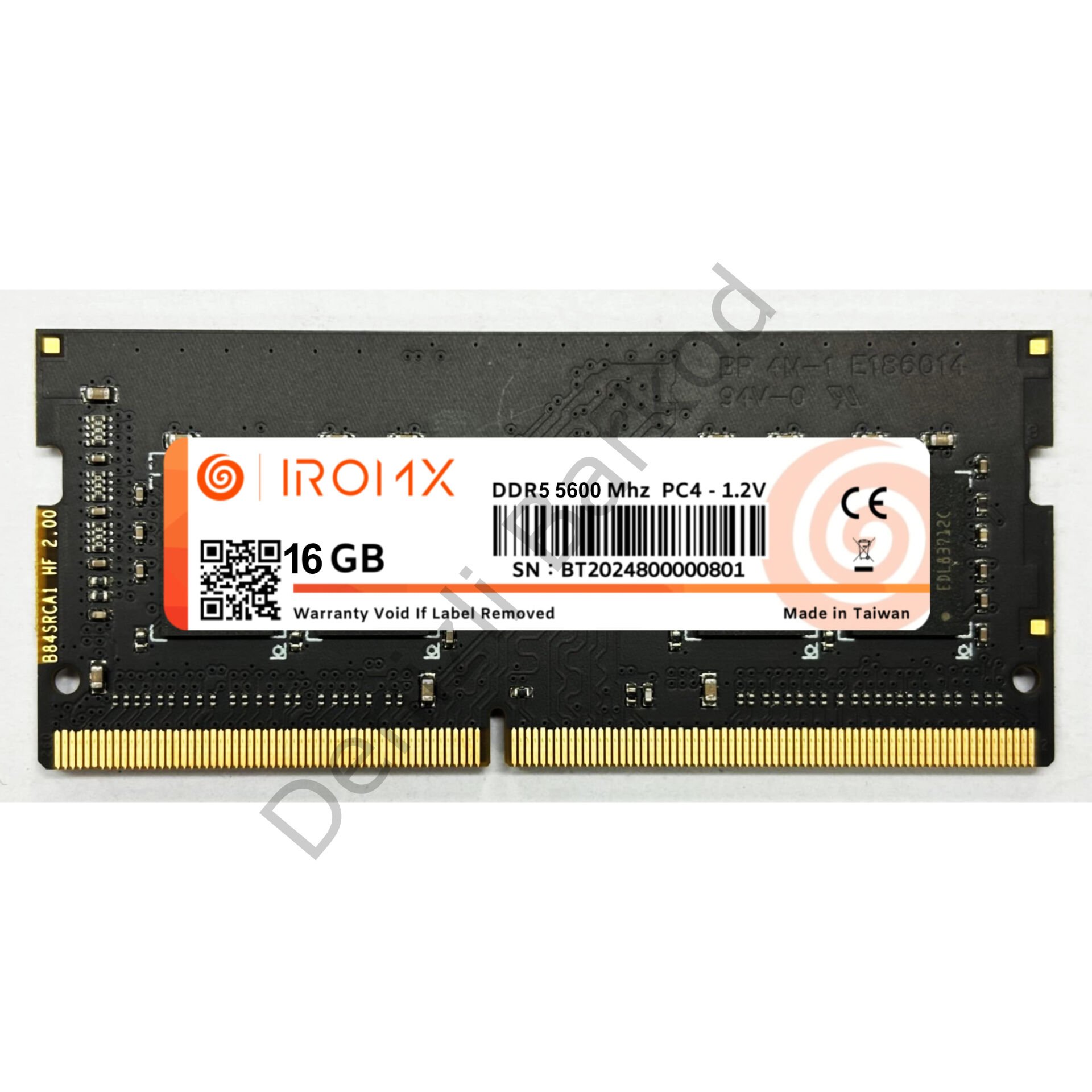 IROMX 16GB 5600MHz DDR5 NOTEBOOK RAM