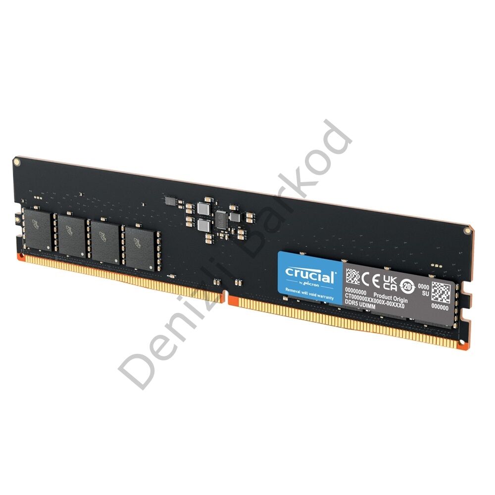 CRUCIAL 32GB 5600MHz DDR5 PC RAM CT32G56C46U5 KUTULU