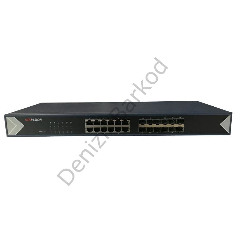 HIKVISION DS-3E0524TF 24 PORT GIGABIT (12x RJ45 LAN 12x SFP) YONETILEMEZ SWITCH