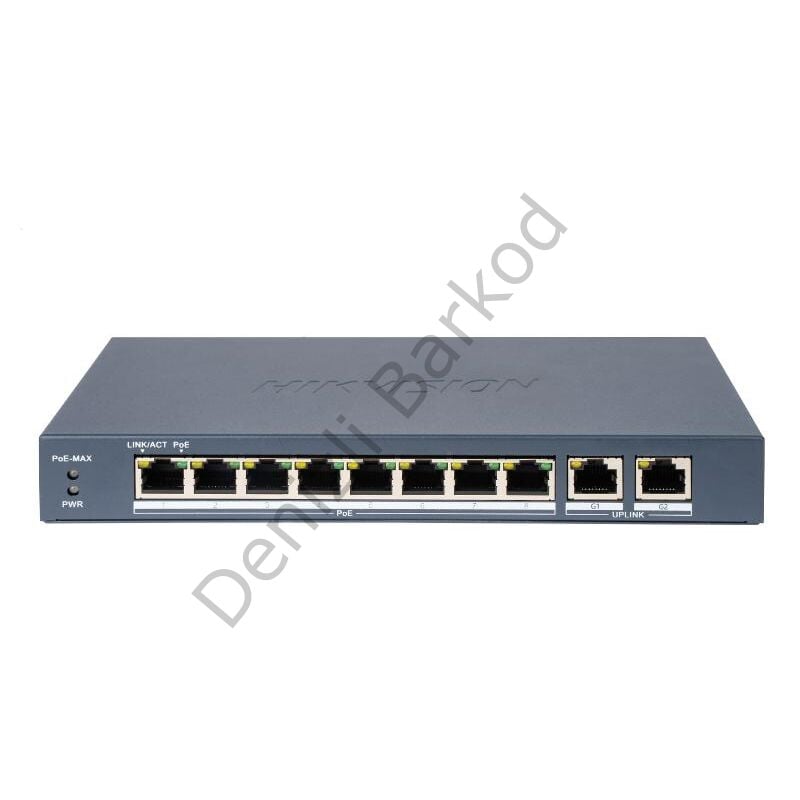 HIKVISION DS-3E0310P-E/M 10/100 8 PORT POE 2 PORT GIGABIT UPLINK FAST ETHERNET SWITCH