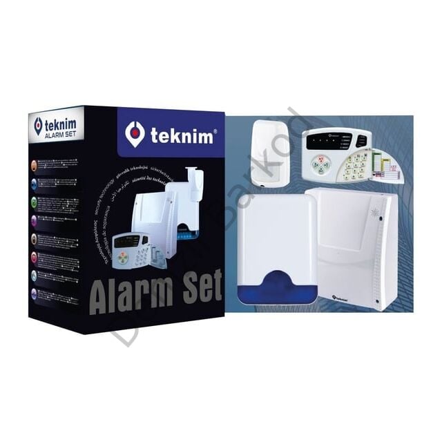 TEKNIM VAP-404PT KABLOLU PSTN'Lİ ALARM PANELİ 4+4 ZONLU
