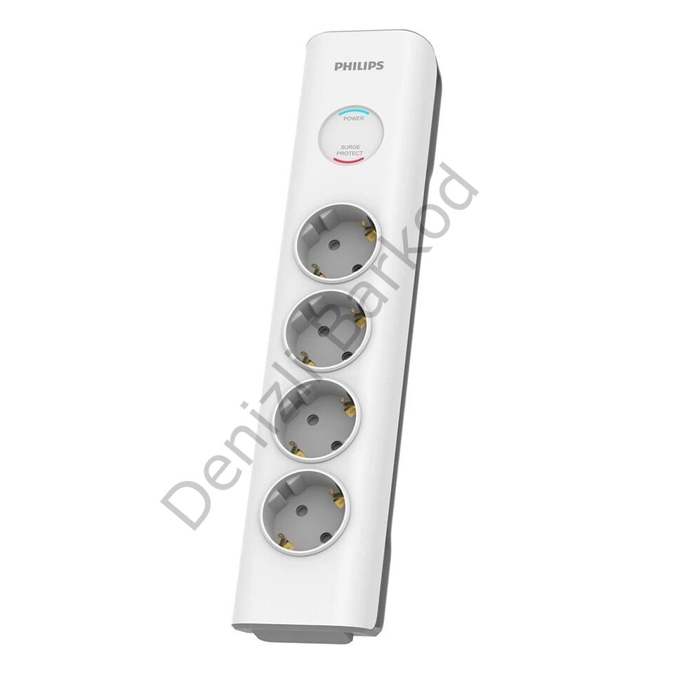 PHILIPS SPN7040WA/62 600J 4'LÜ / 2M AKIM KORUMALI PRİZ