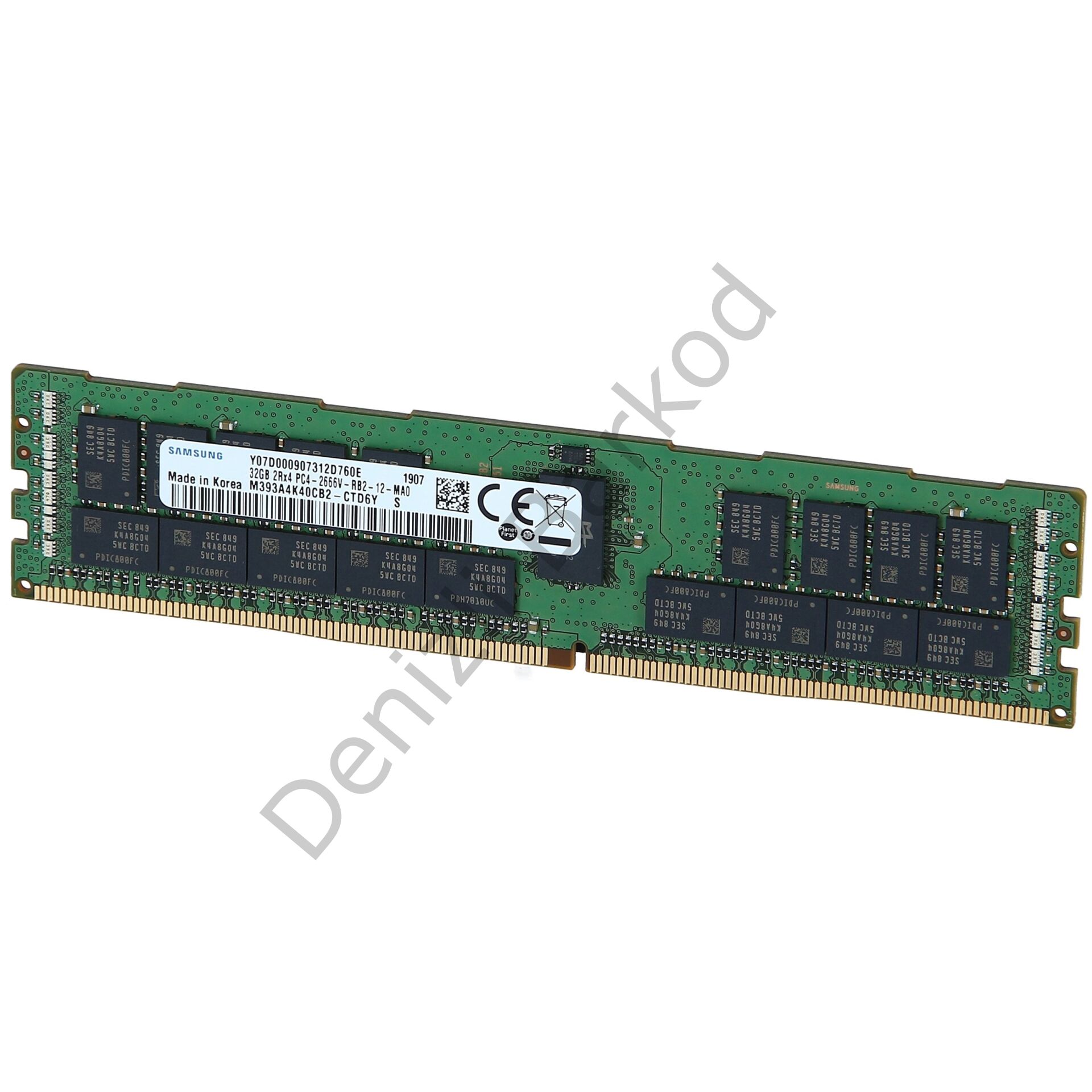 SAMSUNG M393A4K40CB1-CRC40 32GB 2400MHZ DDR4 CL19 ECC SERVER RAM
