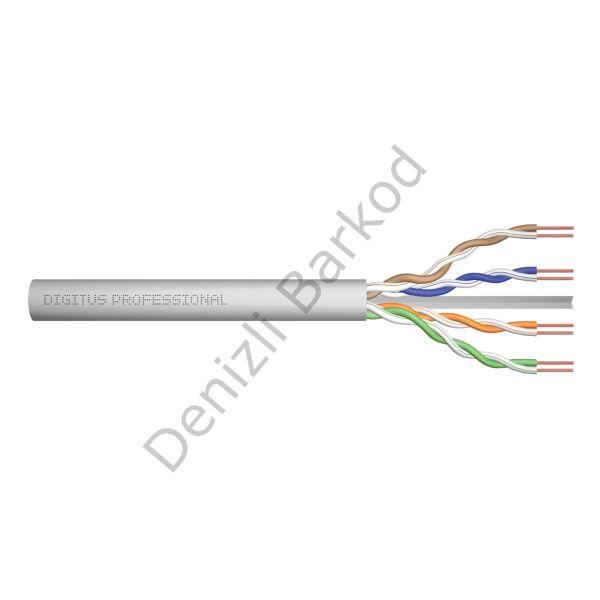 DIGITUS DK-1613-VH-5-GR 500MT UTP CAT6 NETWORK KABLO GRI 23AWG LSOH