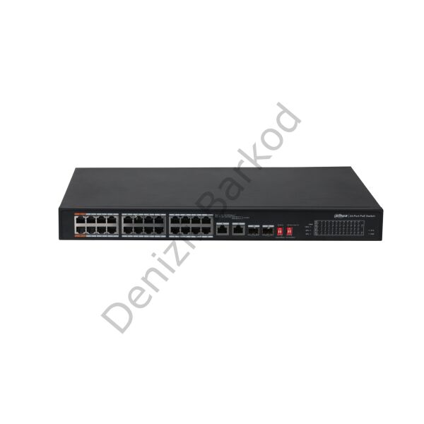 DAHUA PFS3226-24ET-240 24 PORT 24 PORT POE 2 X SFP 240 WATT YONETILEMEZ