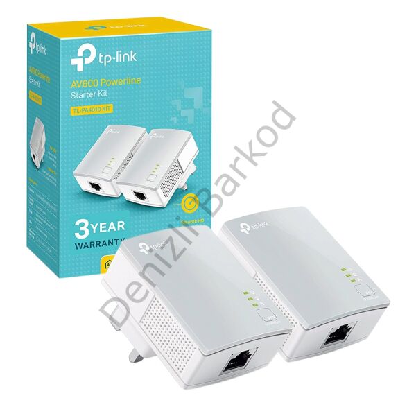 TP-LINK TL-PA4010KIT 500MBPS 1PORT POWERLINE ADAPTOR