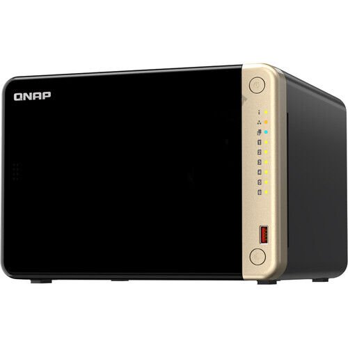 QNAP TURBONAS TS-664-8G 8GB 6 BAY 2x2.5GLAN NAS DEPOLAMA ÜNİTESİ