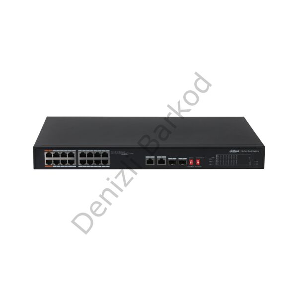 DAHUA PFS3218-16ET-135 16 PORT 10/100 2xSFP 135W POE SWITCH