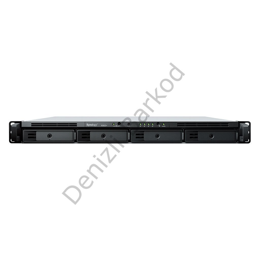 SYNOLOGY RS822PLUS 2GB 4 BAY 4xGLAN 1xEsata RACK DEPOLAMA ÜNİTESİ