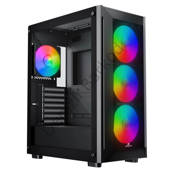 GAMEBOOSTER RAIDER GBE651B 650W 80+ 4x12CM FAN E-ATX USB3.0 GAMING KASA