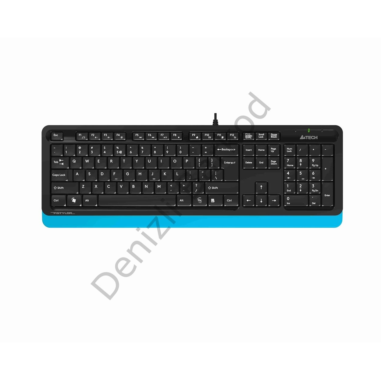A4 TECH FK10 TR USB MULTİMEDYA MAVİ Q KLAVYE