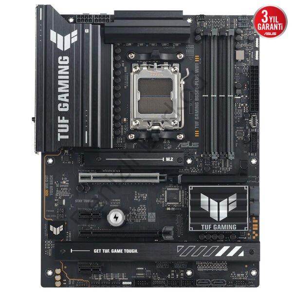 ASUS TUF GAMING B650E-PLUS WIFI 4xDDR5 HDMI+DP 3xM2 AM5 ANAKART