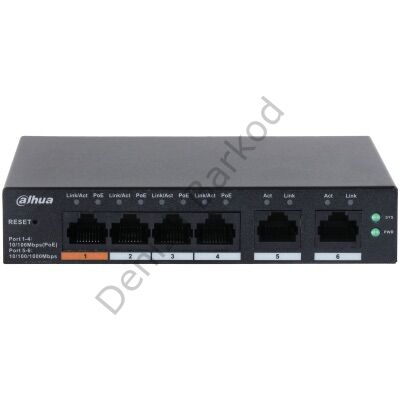DAHUA DH-CS4006-4ET-60 4 PORT 10/100 2X UPLINK CLOUD YÖNETİLEBİLİR SWITCH