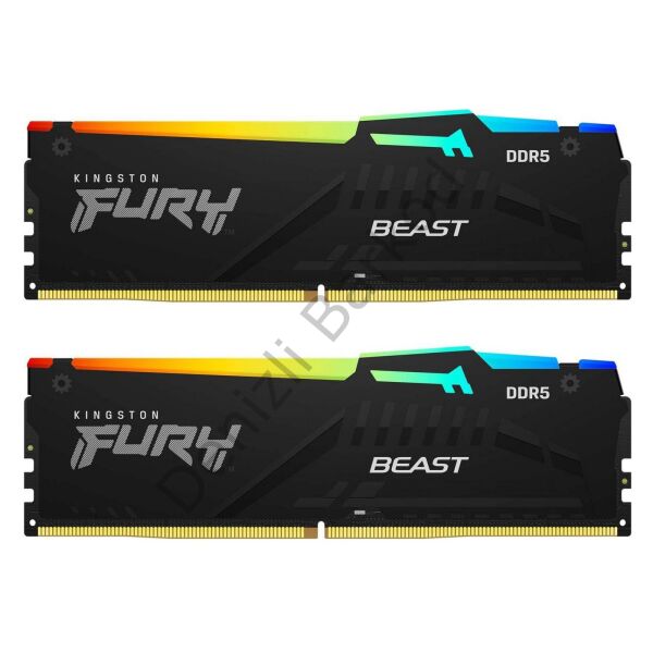 KINGSTON BEAST 16GB(2x8GB) 5600MHz DDR5 RGB PC RAM KF556C36BBEAK2-16TR