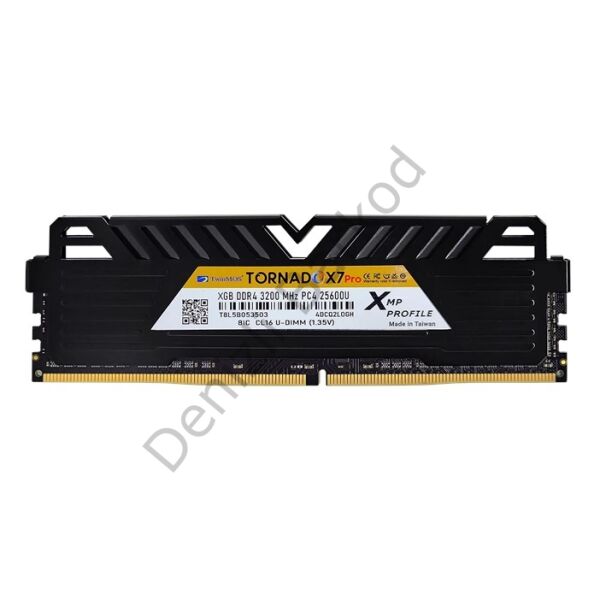 TWINMOS 16GB 3200MHZ DDR4 TORNADOX7 SOĞUTUCULU TMD416GB3200D16BKX7P PC RAM