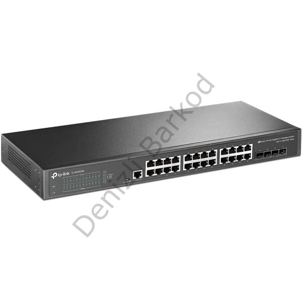 TP-LINK OMADA TL-SG3428X 24 PORT 10/100/1000 4 X SFP YONETILEBILIR RACK MOUNT SWITCH