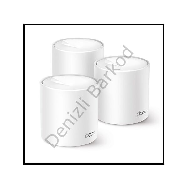 TP-LINK DECO X10(3-PACK) AX1500 DUALBAND WIFI6 INDOOR ACCESS POİNT/ROUTER