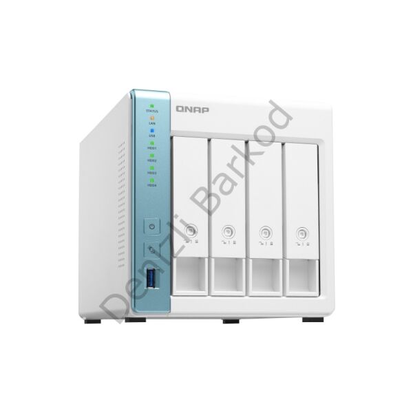 QNAP TURBONAS TS-431K-1GB 4 BAY 2xGLAN NAS DEPOLAMA ÜNİTESİ