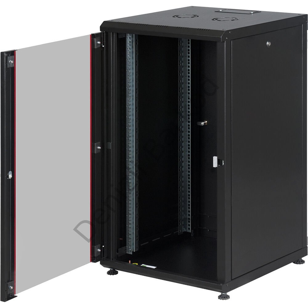 LANDE PROLINE300 LN-PR22U6060-BL-121 22U 19'' 600X600 DİKİLİ TİP KABINET + TEKERLEK
