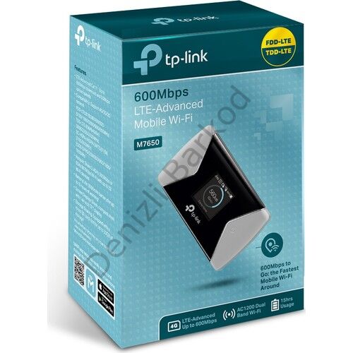 TP-LINK M7650 4G LTE 600MBPS MOBİL TAŞINABİLİR ROUTER