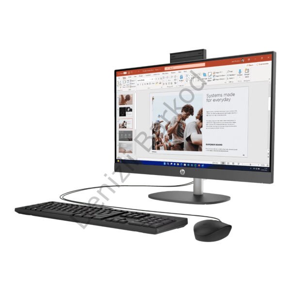 HP A1JZ2ES AIO PRO 240 G10 I7-1355U 16GB 512GB SSD 23.8'' DOS SIYAH ALL IN ONE PC