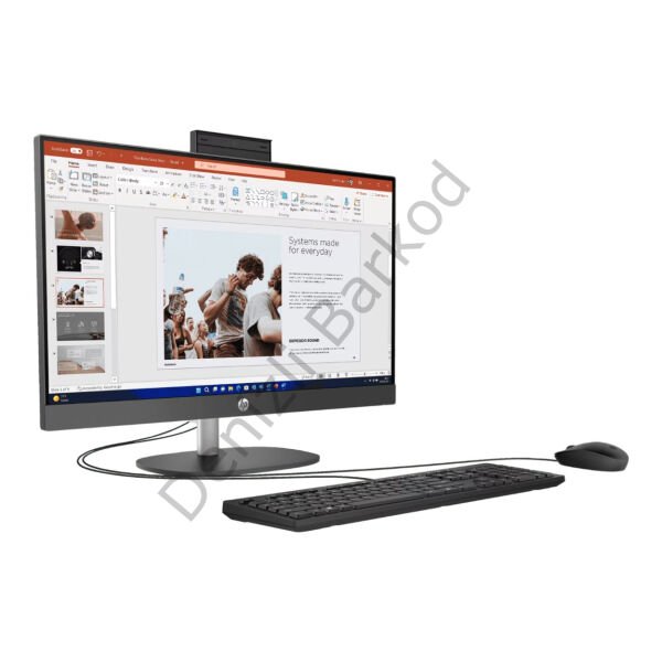 HP A1JZ2ES AIO PRO 240 G10 I7-1355U 16GB 512GB SSD 23.8'' DOS SIYAH ALL IN ONE PC