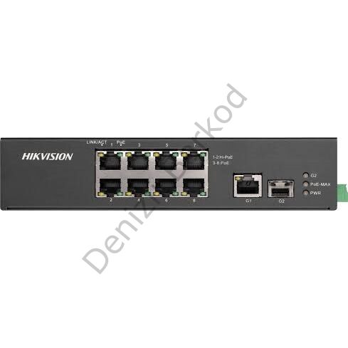 HIKVISION DS-3T0310HP 8 PORT POE 10/100 1GE UPLINK 1xSFP 90W SWITCH