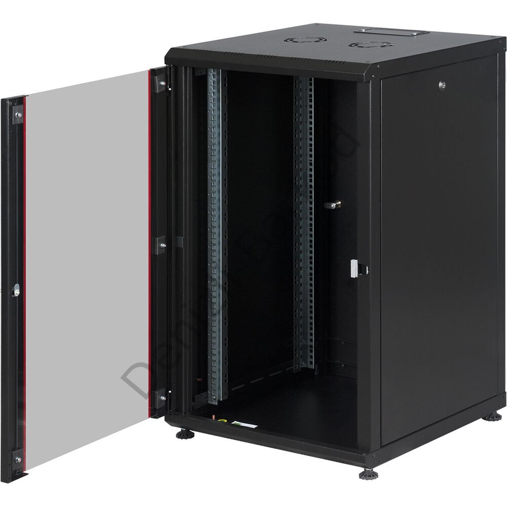 LANDE PROLINE300 LN-PR20U6060-BL-121 20U 19'' 600X600 DİKİLİ TİP KABINET + TEKERLEK