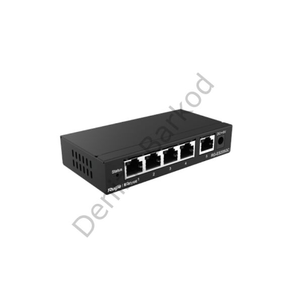 RUIJIE REYEE RG-205GC 5 PORT 10/100/1000 RUIJIE CLOUD YONETILEBİLİR DESKTOP SWITCH METAL KASA