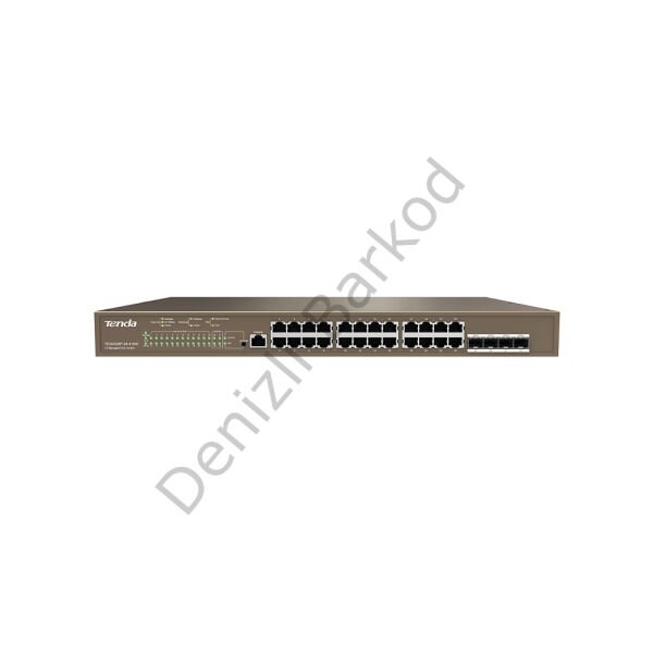 TENDA TEG5328P-24-410W 24 PORT POE 10/100/1000 410W YONETILEBILIR DESKTOP SWITCH