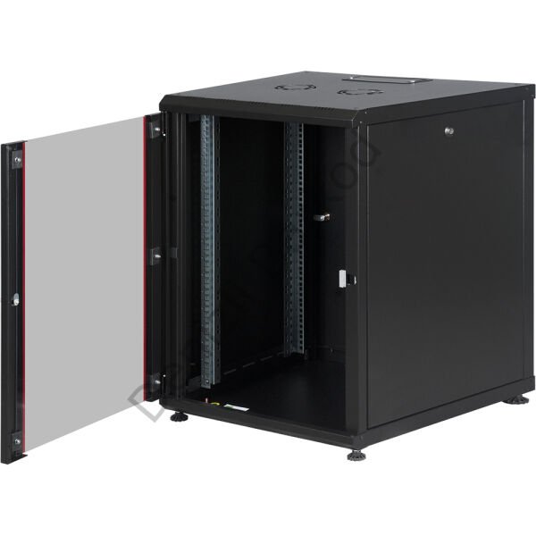 LANDE PROLINE300 LN-PR16U6080-BL-121 16U 600x800 DİKİLİ TİP KABINET + TEKERLEK