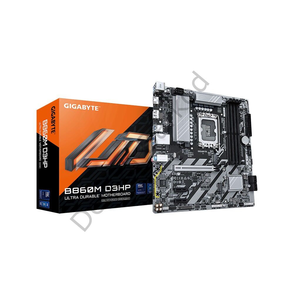 GIGABYTE B860M-D3HP 4x DDR5 DP/HDMI 2x M.2 USB3.2 1851P ANAKART