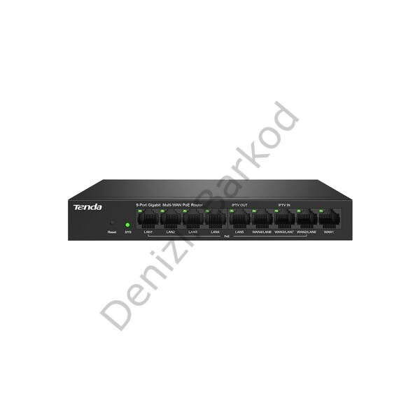 TENDA G0-8G-POE 9PORT GIGABIT ETHERNET POE GATEWAY/ROUTER