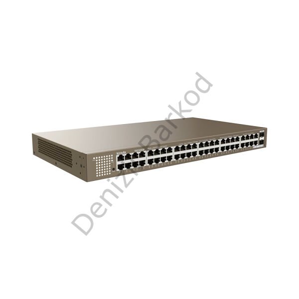TENDA TEG1050F 48 PORT 10/100/1000 2 X SFP YONETILEMEZ RACK MOUNT SWITCH