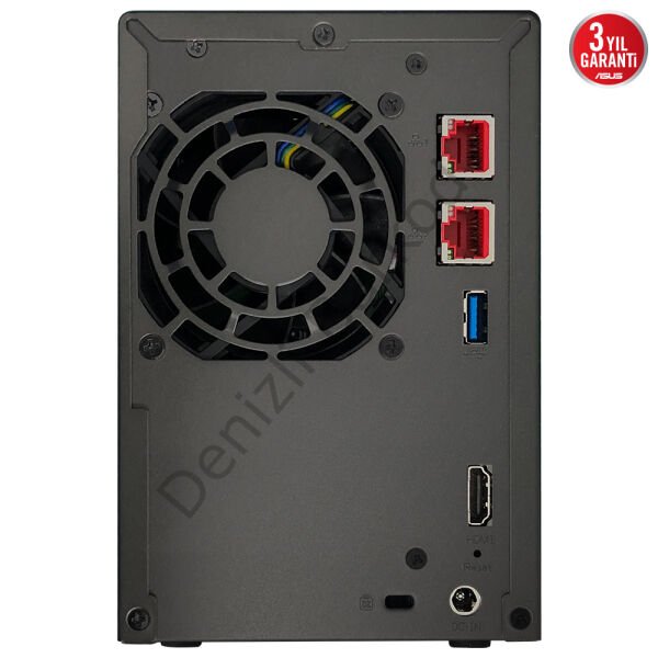 ASUSTOR AS6702T 2 BAY NAS(2X22TB Desteği), 4GB DDR4, M.2 x4, 2.5GbE x2 DEPOLAMA ÜNİTESİ