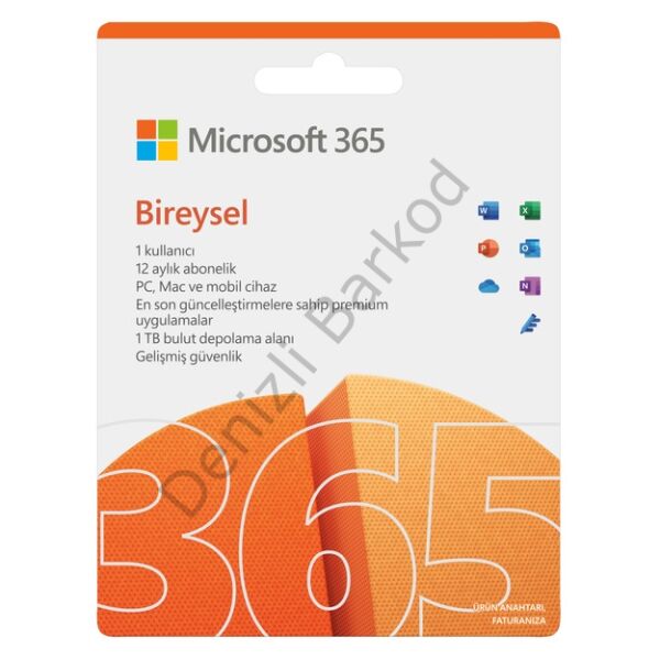 MICROSOFT OFFICE 365 BİREYSEL QQ2-00006 ELEKTRONİK LİSANS