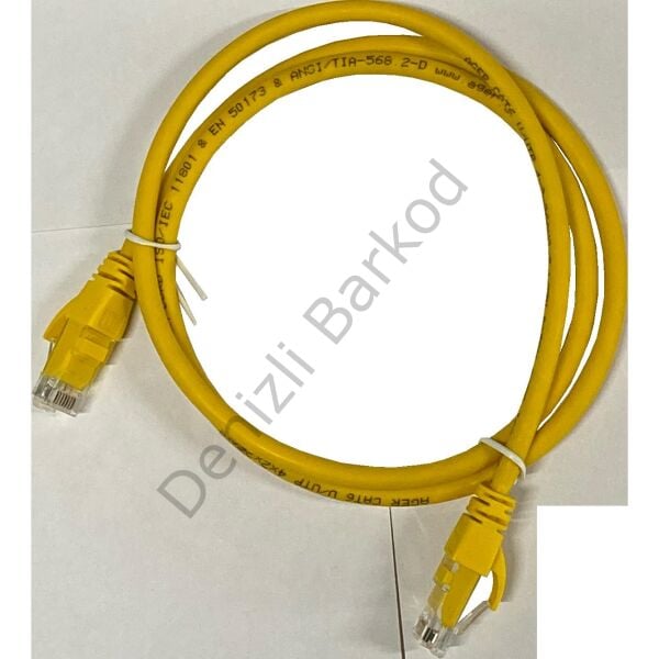 AGER AC-602-020/Y 2MT UTP CAT6 PATCH KABLO SARI Cu, LSZH AWG 26/7