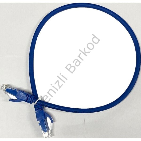 AGER AC-602-0025/B 25CM UTP CAT6 PATCH KABLO MAVİ Cu, LSZH AWG 26/7