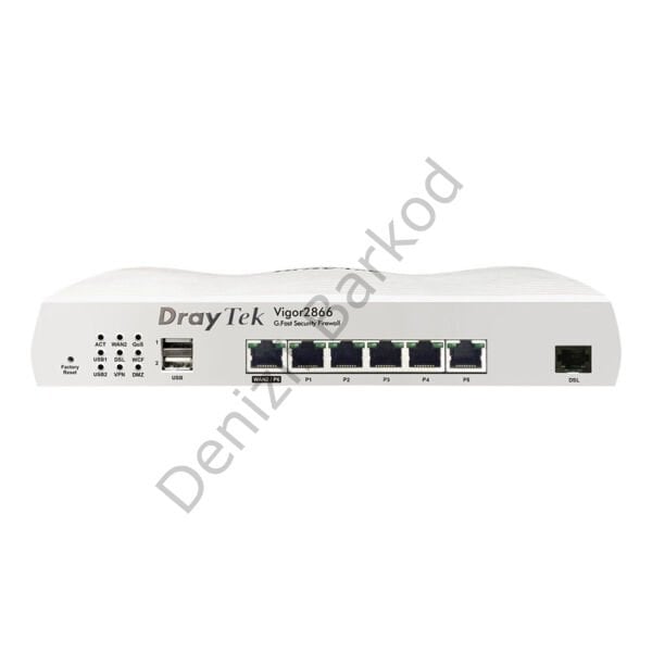 DRAYTEK VIGOR-2866 5 PORT 2 ANTEN ADSL2+ / VDSL2 MODEM ROUTER