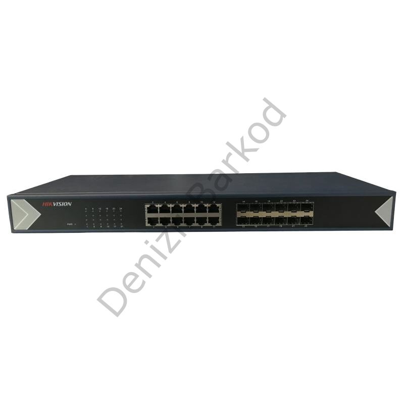 HIKVISION DS-3E0524TF 24 PORT GIGABIT (12x RJ45 LAN   12x SFP) YONETILEMEZ SWITCH