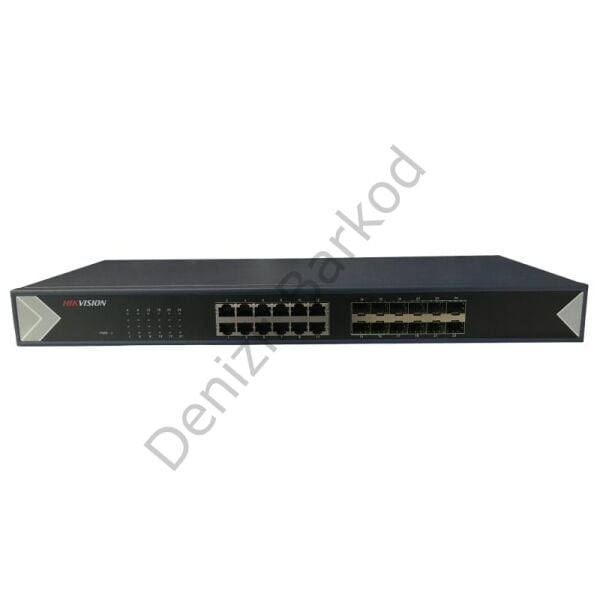HIKVISION DS-3E0524TF 24 PORT GIGABIT (12x RJ45 LAN   12x SFP) YONETILEMEZ SWITCH