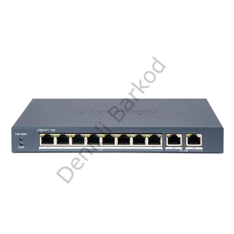 HIKVISION DS-3E0310P-E/M 10/100 8 PORT POE 2 PORT GIGABIT UPLINK FAST ETHERNET SWITCH