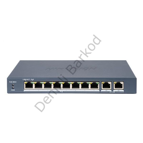 HIKVISION DS-3E0310P-E/M 10/100 8 PORT POE 2 PORT GIGABIT UPLINK FAST ETHERNET SWITCH