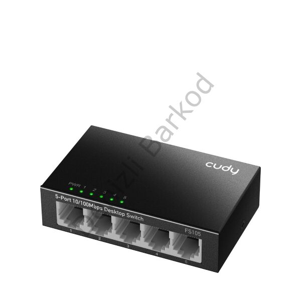 CUDY FS105 5 PORT 10/100 YONETILEMEZ DESKTOP SWITCH METAL KASA
