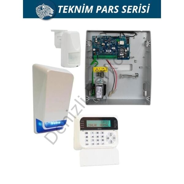 TEKNIM TSP-5324LCD KABLOLU GSM/GPRS Lİ ALARM SET AKÜ HARİÇ