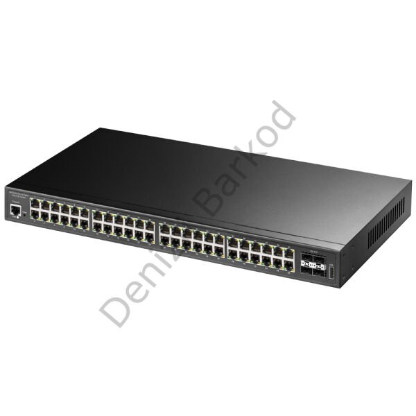 CUDY GS2048PS4-720W 48 PORT 10/100/1000 48 PORT POE+ 4 X SFP YONETILEBILIR RACK MOUNT SWITCH