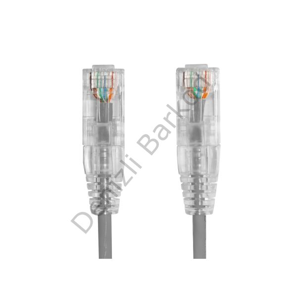 AGER AC-602-0015 15CM UTP SLIM CAT6 PATCH KABLO GRI Cu, LSZH AWG 28