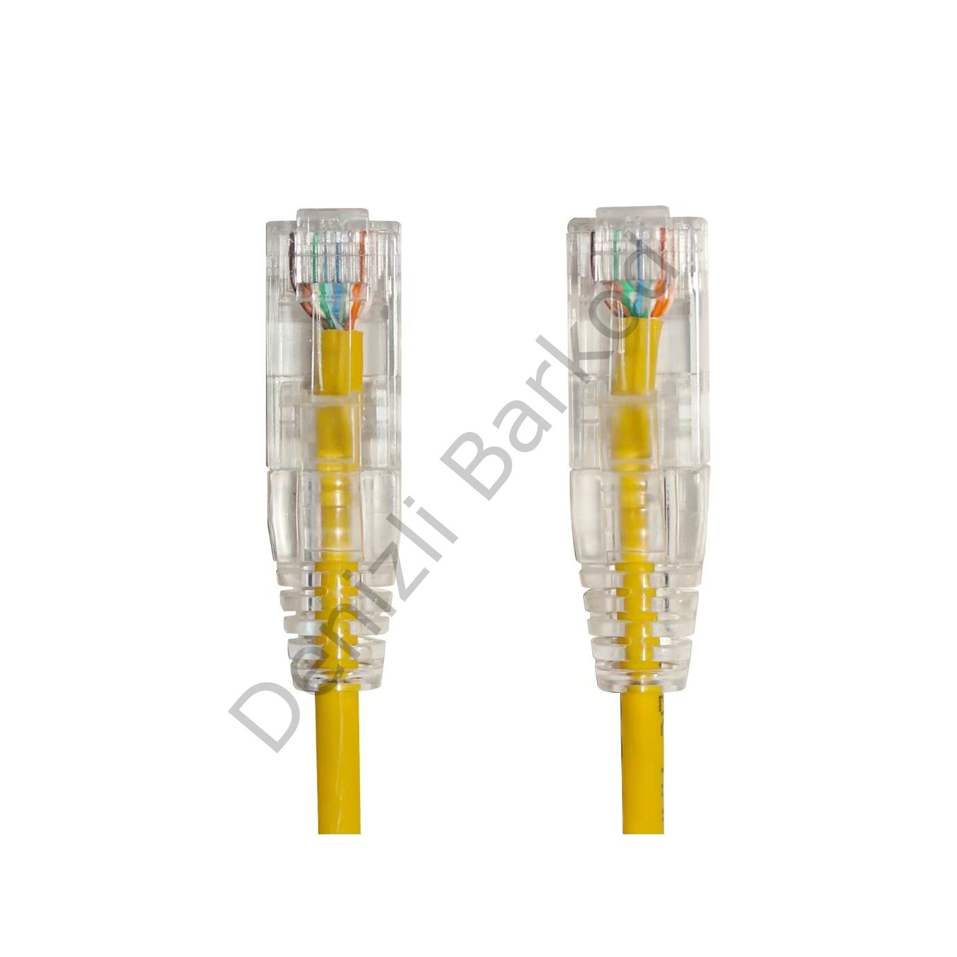 AGER AC-602-0015 15CM UTP SLIM CAT6 PATCH KABLO SARI Cu, LSZH AWG 28