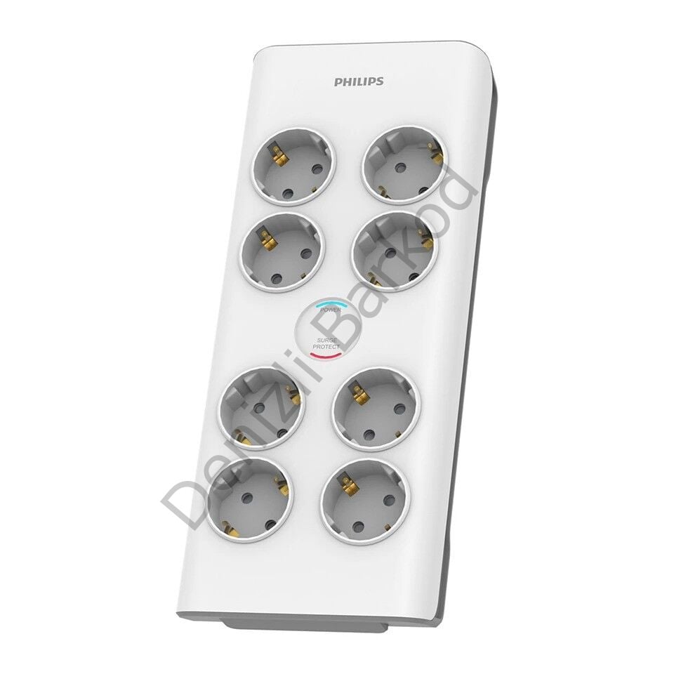 PHILIPS SPN7080WA/62 900J 8'Lİ / 2M AKIM KORUMALI PRİZ